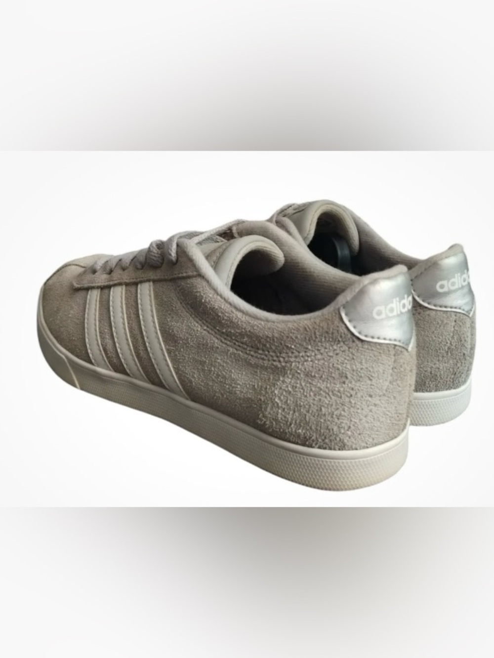 adidas Men's Suede Low-Top Sneakers in Light Gray